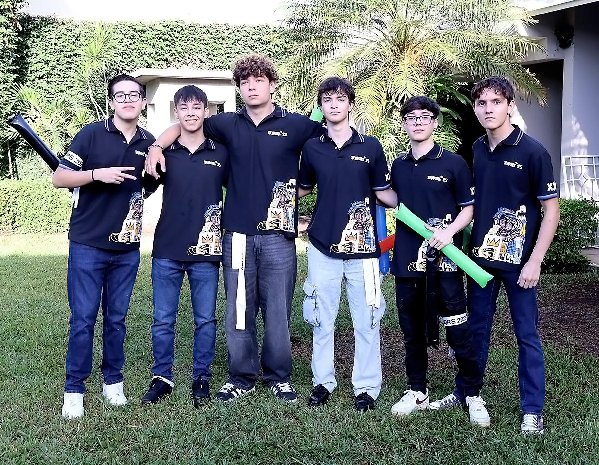 Héctor Perdomo, JuanDiego Cruz, Ange Sourdin, Kai Binoeder, Diego Marquez y Diego Maradiaga.