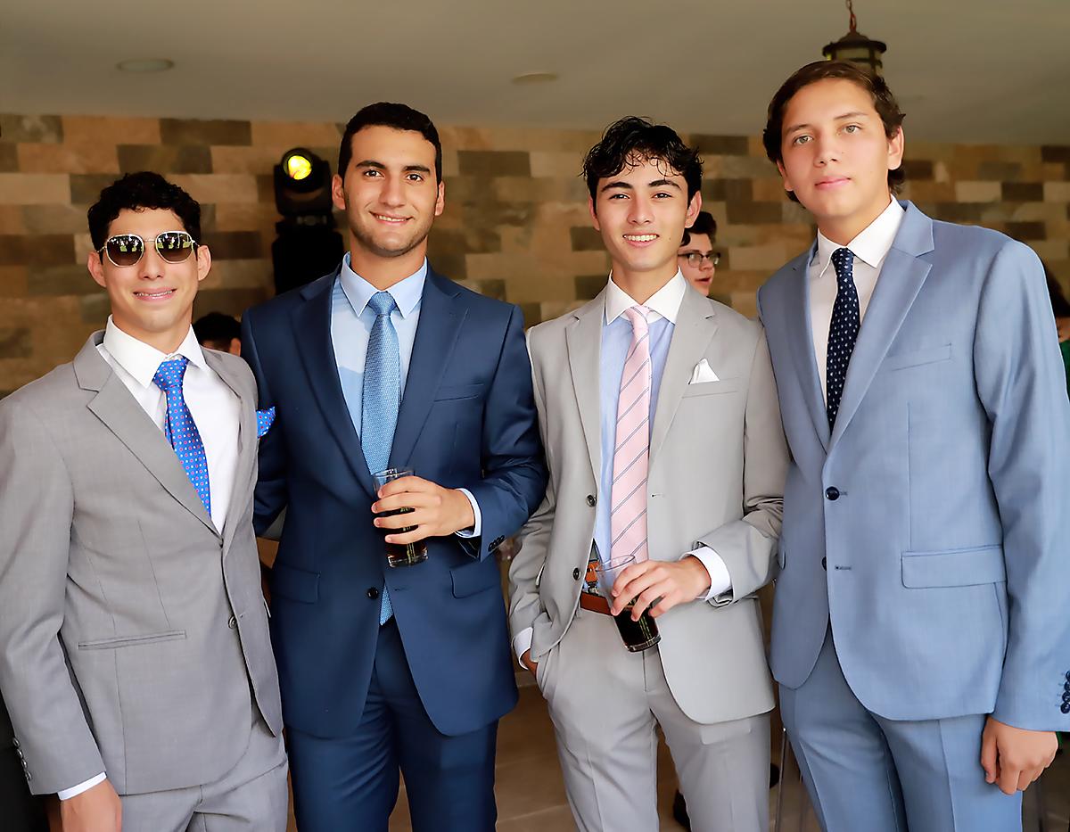 Donato Estrada, Mario Richmagui, Abraham Kafati y Juan Diego Suazo.