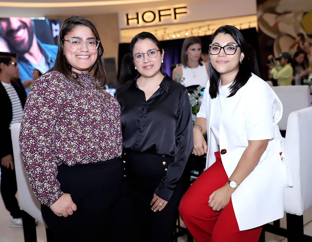 Andrea Alvarenga, Andrea Erazo y Celeste Piura.