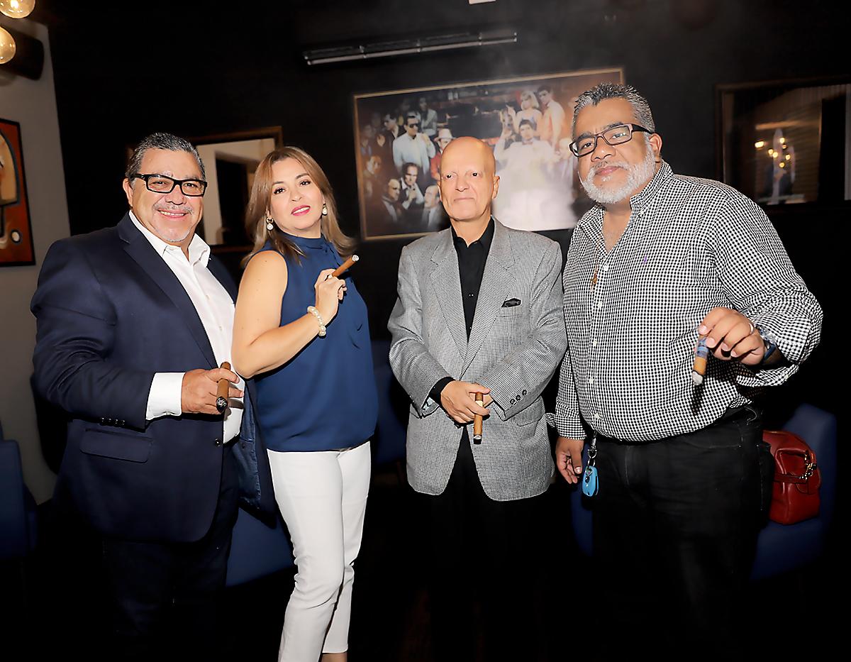 Germán Rodríguez, María Gabriela Zelaya, Enrique Barriga y Adolfo José Laínez