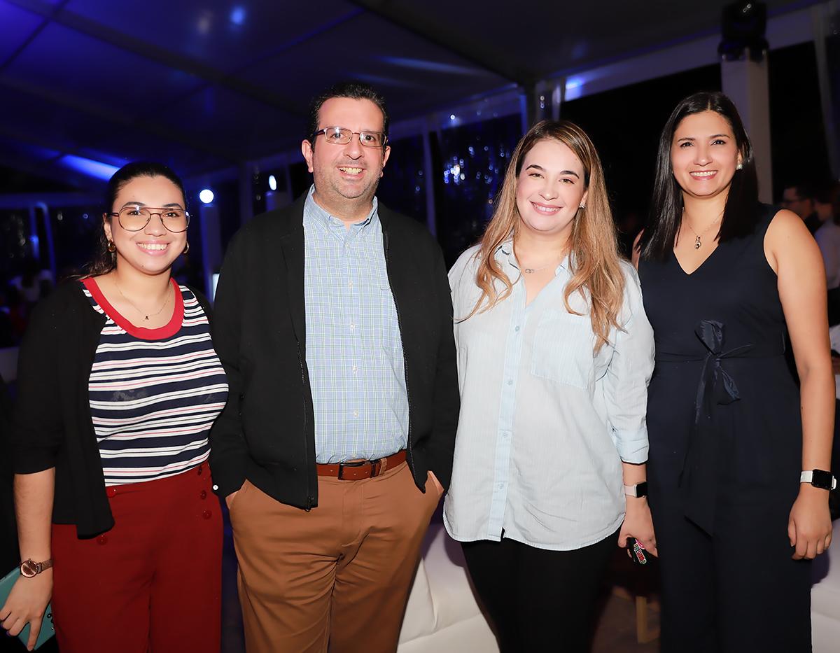 Andrea Samayoa, Julio Aguilar, Graciela Amador y Katherine Ponce.