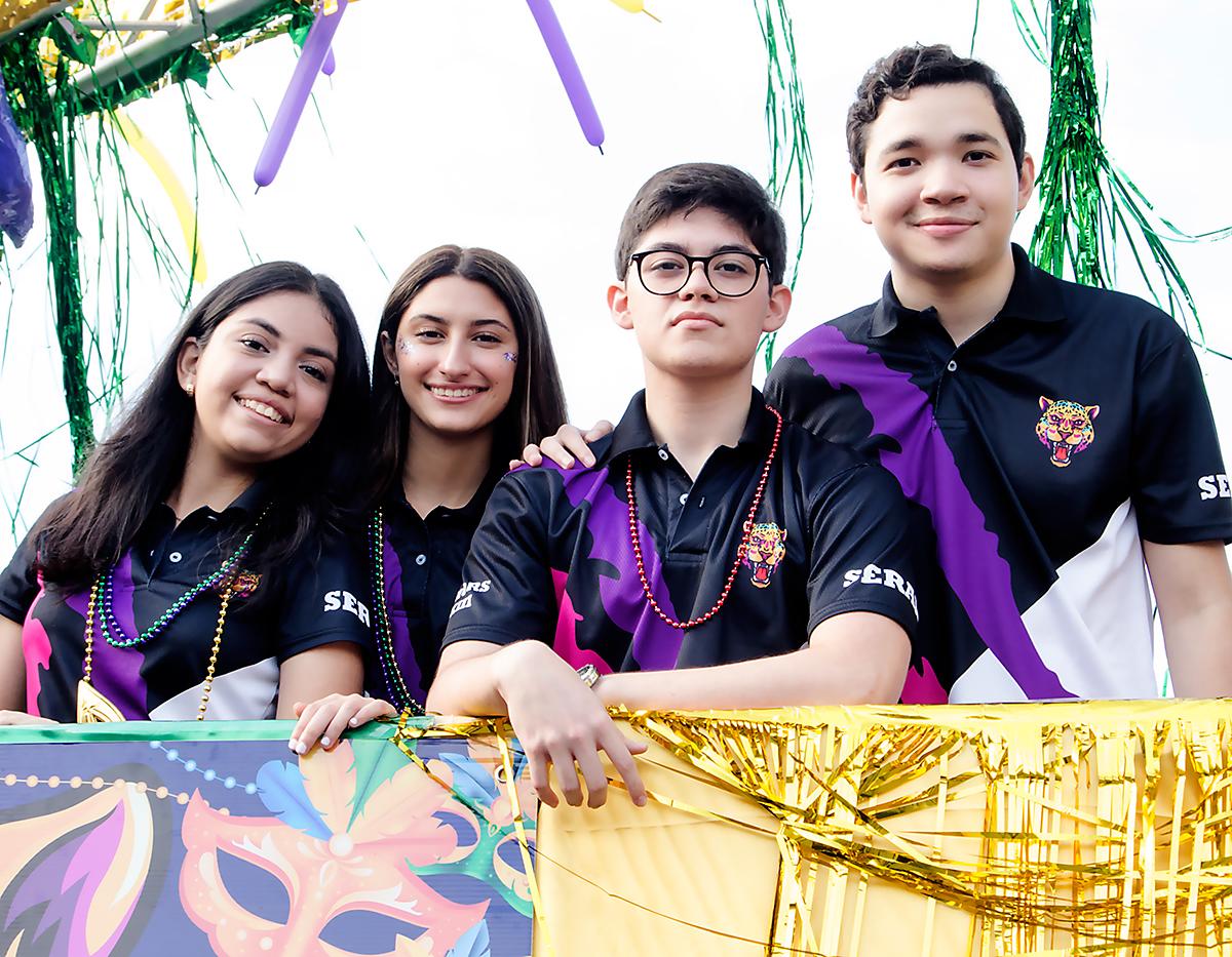 Andrea Lobo, Jihan Gabrie, Thomas Brown y Diego Velázquez.