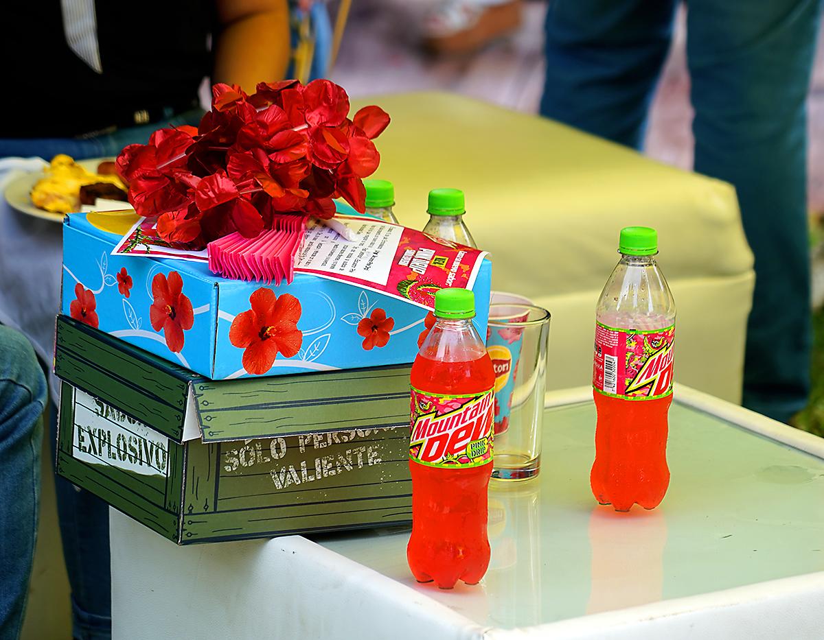 Muestras de los nuevos productos.