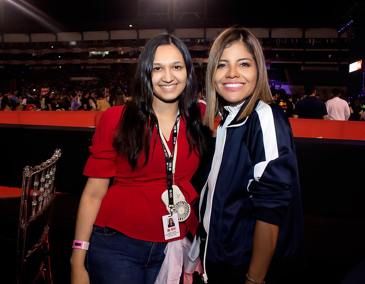 Cinthia Osorto y Tania Lozano.