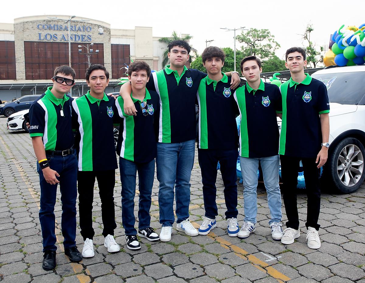 Lenin Benítez, Joseph Cartagena, Carlos Alvarado, Geovany Echeverría, Santiago Romero, Emerson Bonilla y Jorge García.