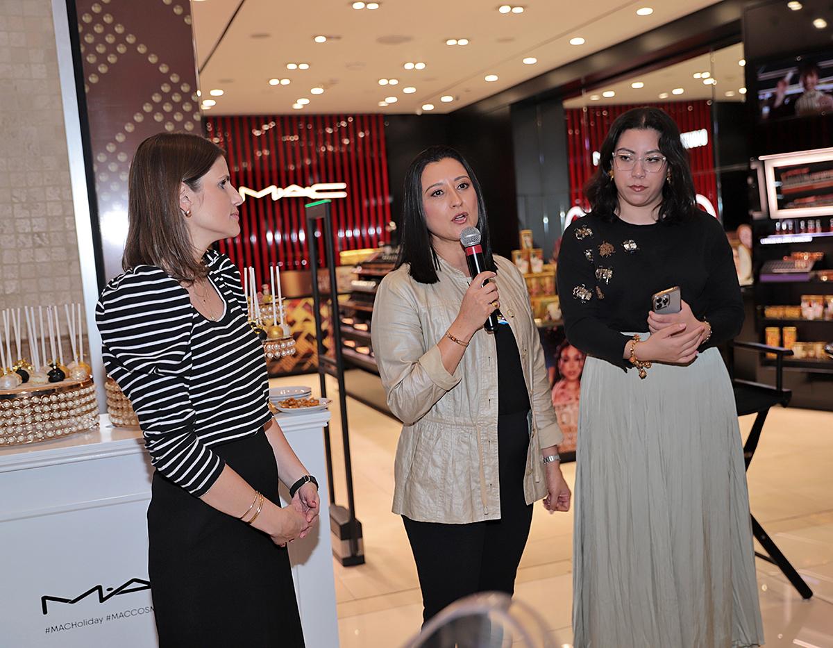 Pamela Cruz, Marisol de Pierrefeu y Tali Espinoza.