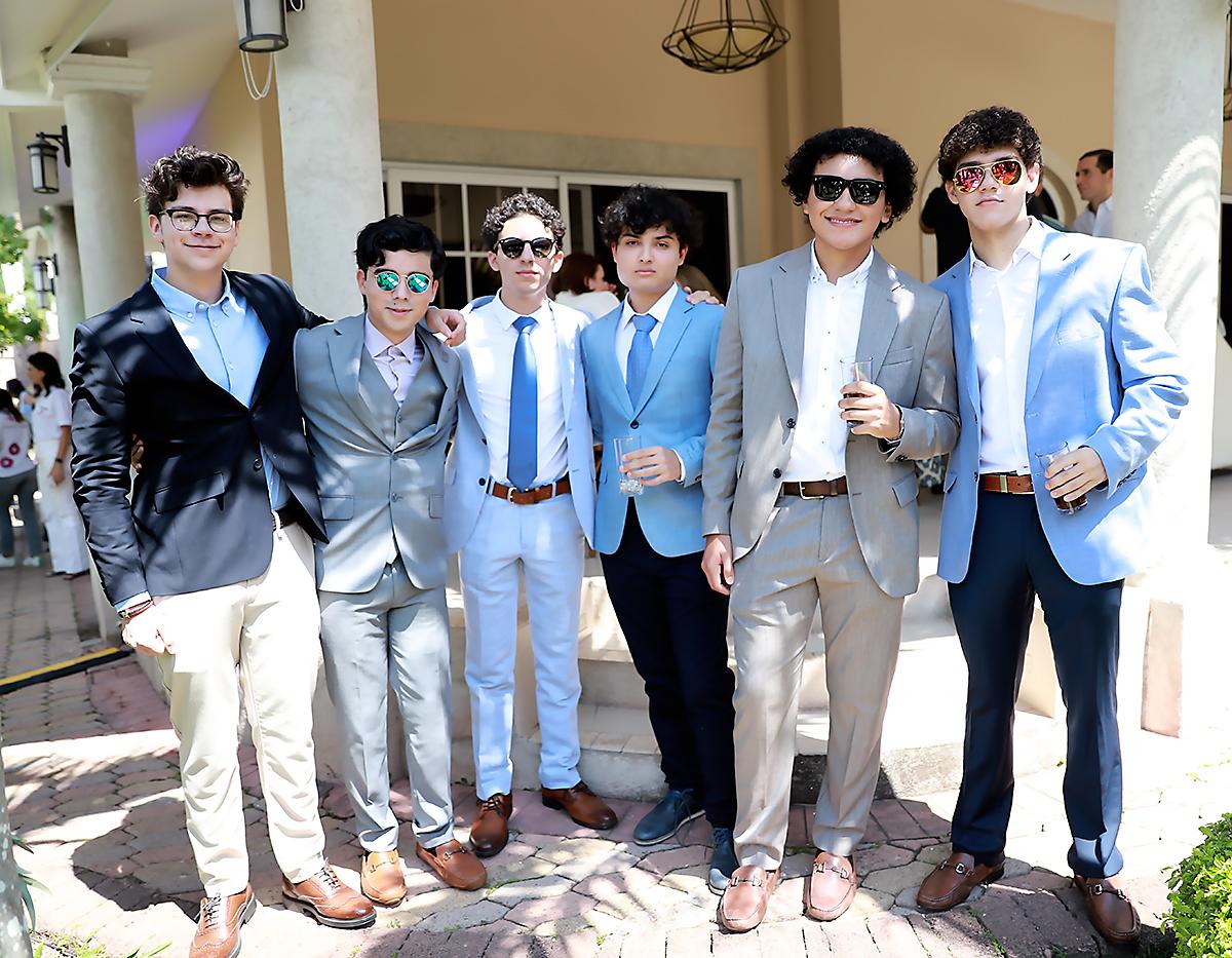José Ignacio Aguilar, Diego Fernández, Abraham Mahomar, Meinhard Bienst, Diego Zelaya y Sebastián Lobo.