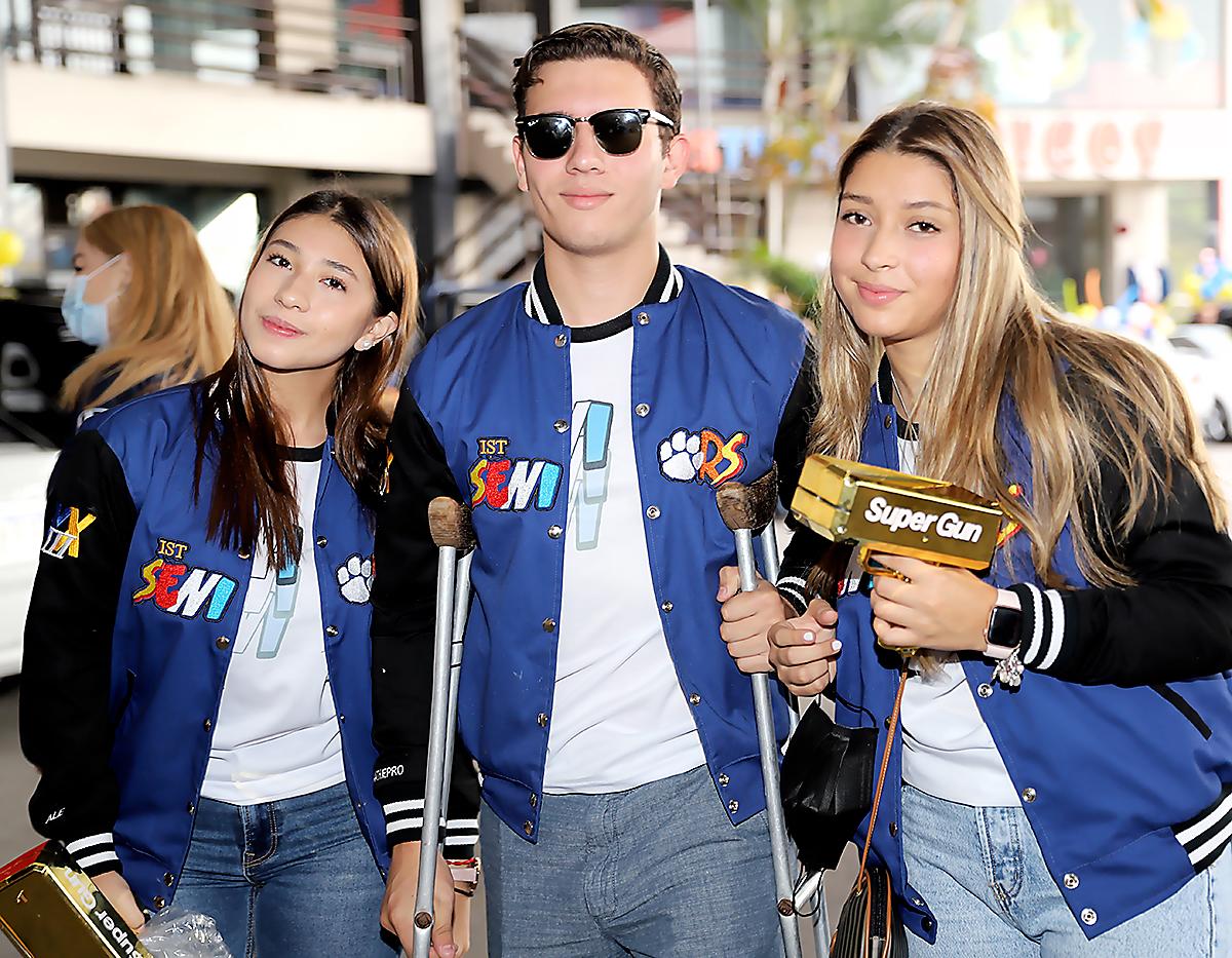 Alexa Cerna, Jorge Andonie y Andrea Inestroza