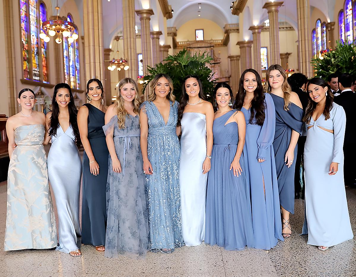 Stefanie Hirsch, Daniela Maduro, Sophie de la Rosa, Elizabeth Martínez, Rafaella Pastor, Eva Rivera, María José Rodríguez, María Pamela Peleaz , María José Agüero y Andrea López
