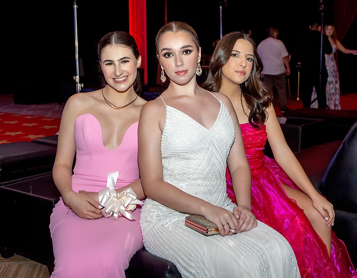 Olga Facussé, Sheryll Ochoa y Emilia Inestroza 