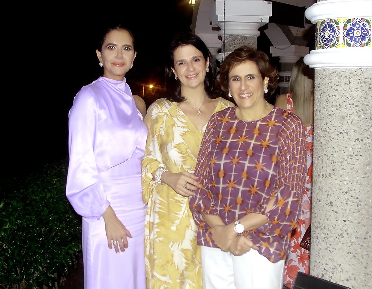 Fairuz Kury, Karla Facussé y Rosemary Andonie.