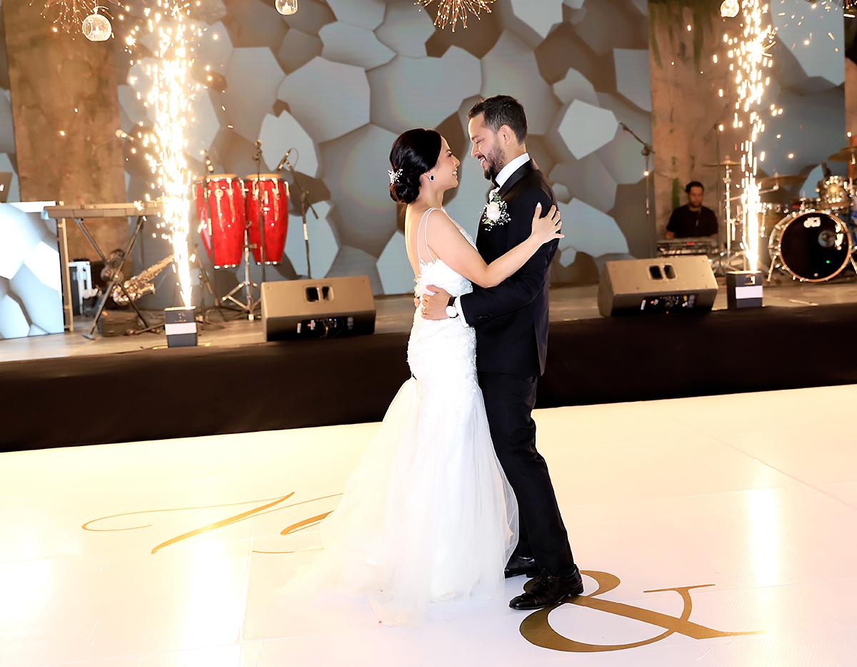 Así fue la boda de Michelle Clamer y Rolando Montero