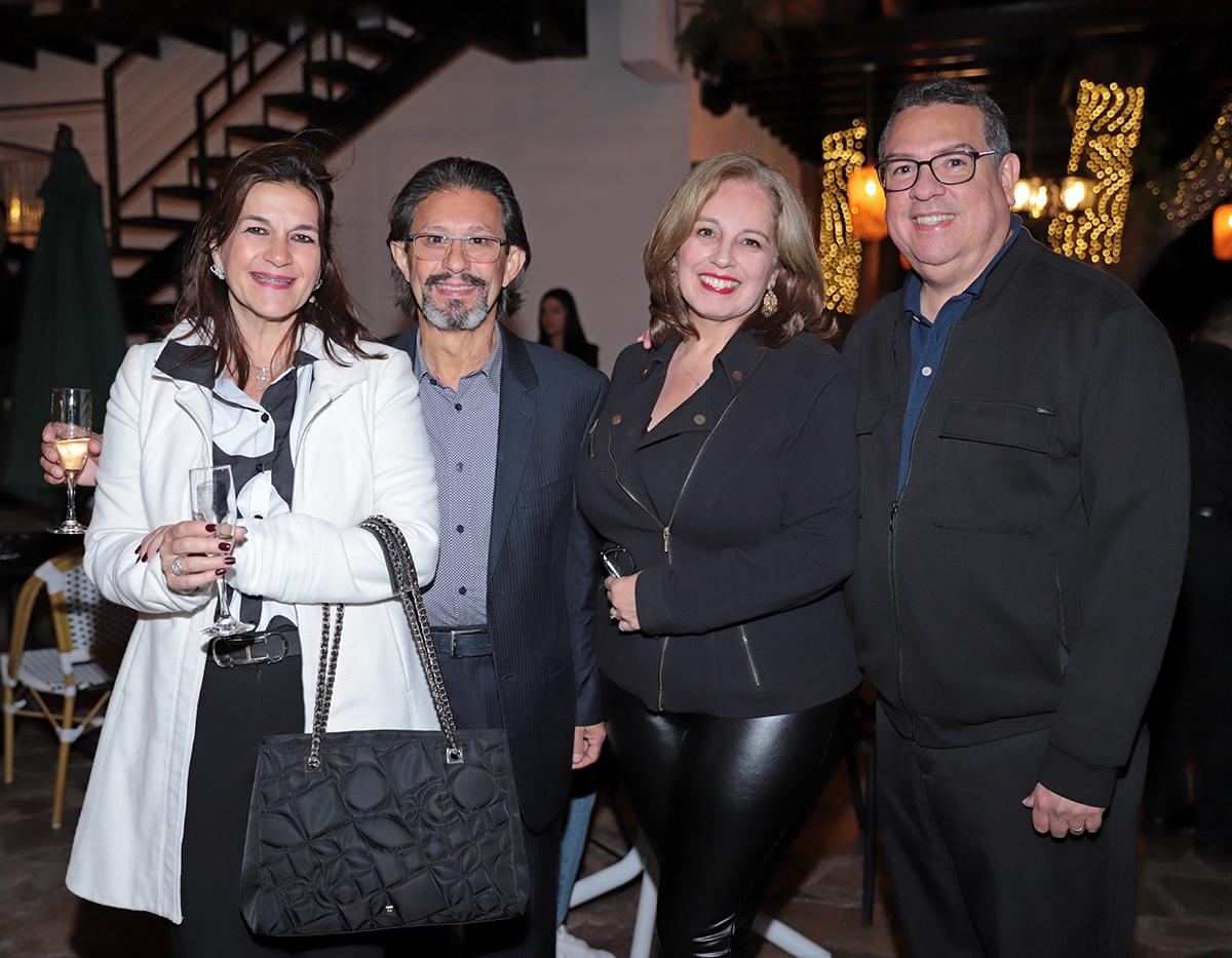 María Isabel Caminals, Enrique Ortez, Marisa Rietti y Rafael Madrid.