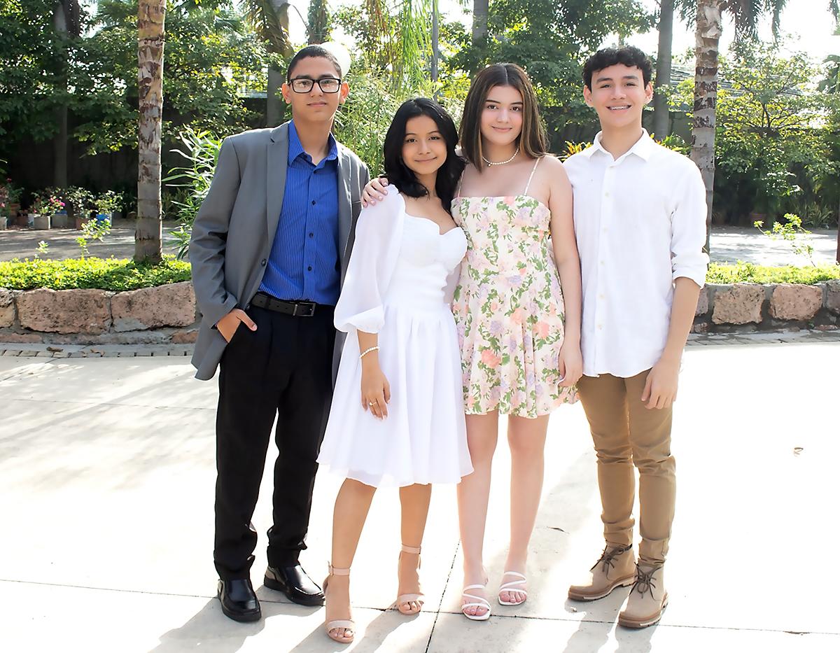 David Morel, Xochitl Lobo, Sofía Ruiz y Hugo Maltes.