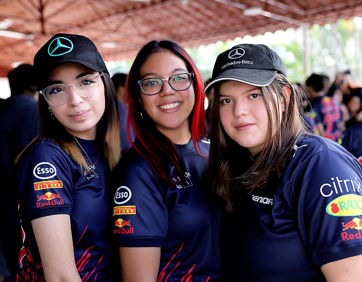 Danina Hadad, Ana Rodríguez y Dominique Montalvan