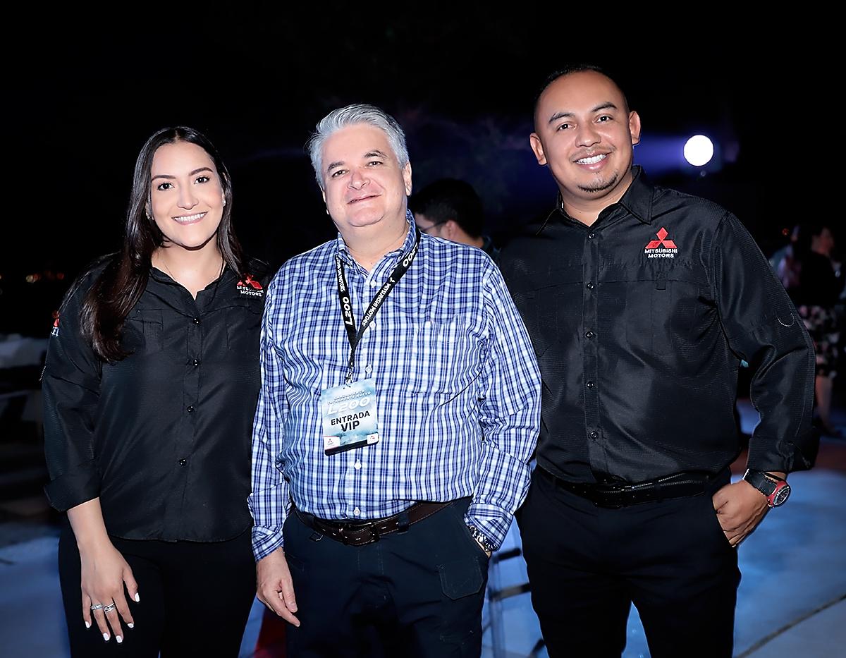 Fabiola Morcillo, Pablo Bahr y Carlos López.