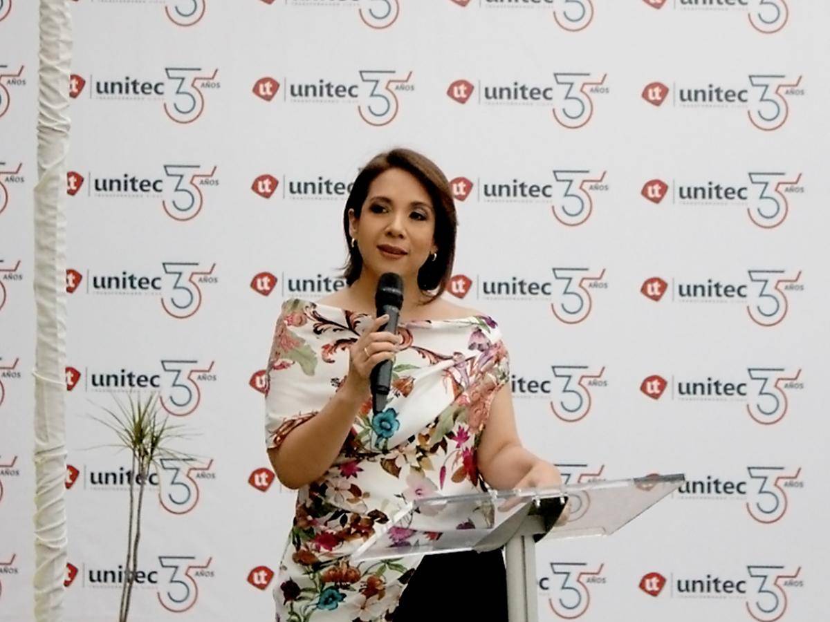 Rosalpina Rodríguez, presidente y rectora de UNITEC|CEUTEC