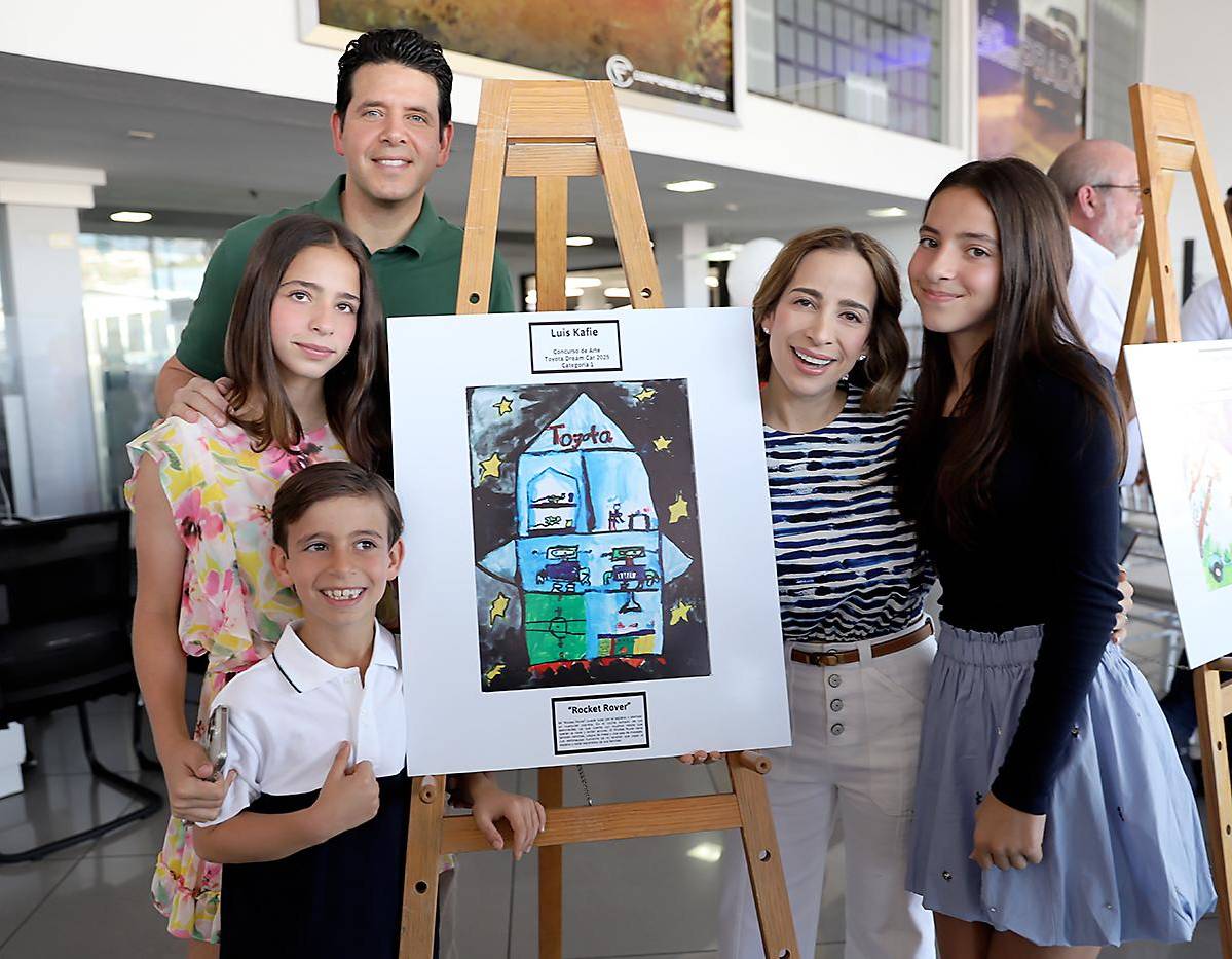El concurso de arte “Toyota Dream Car” premia la imaginación futurista y el talento de la niñez hondureña