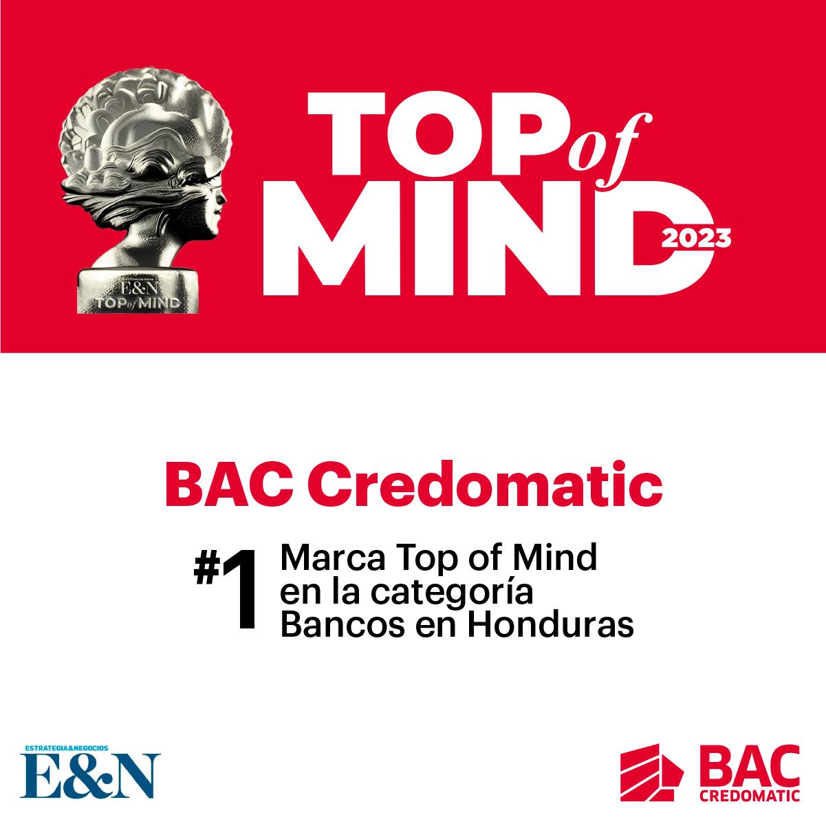 BAC se posiciona como la marca más poderosa entre los bancos de Honduras