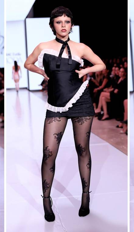 Con una propuesta inspirada en una muñeca, Katleen Calderón presentó <i>Hailey</i> en BAC Estilo Moda 2025: una colección femenina y meticulosamente elaborada, donde los bordados, encajes y acabados hechos a mano reflejaron la dedicación de la diseñadora. Cada detalle celebró la belleza natural con un aire de confianza, delicadeza y elegancia.