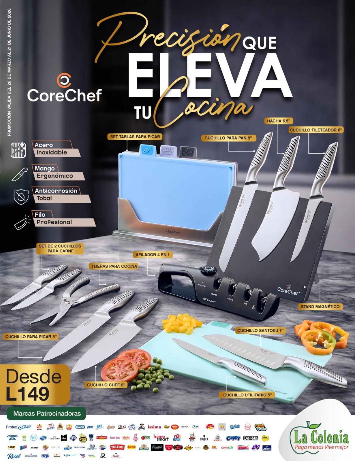La nueva colección Core Chef llega a Supermercados La Colonia