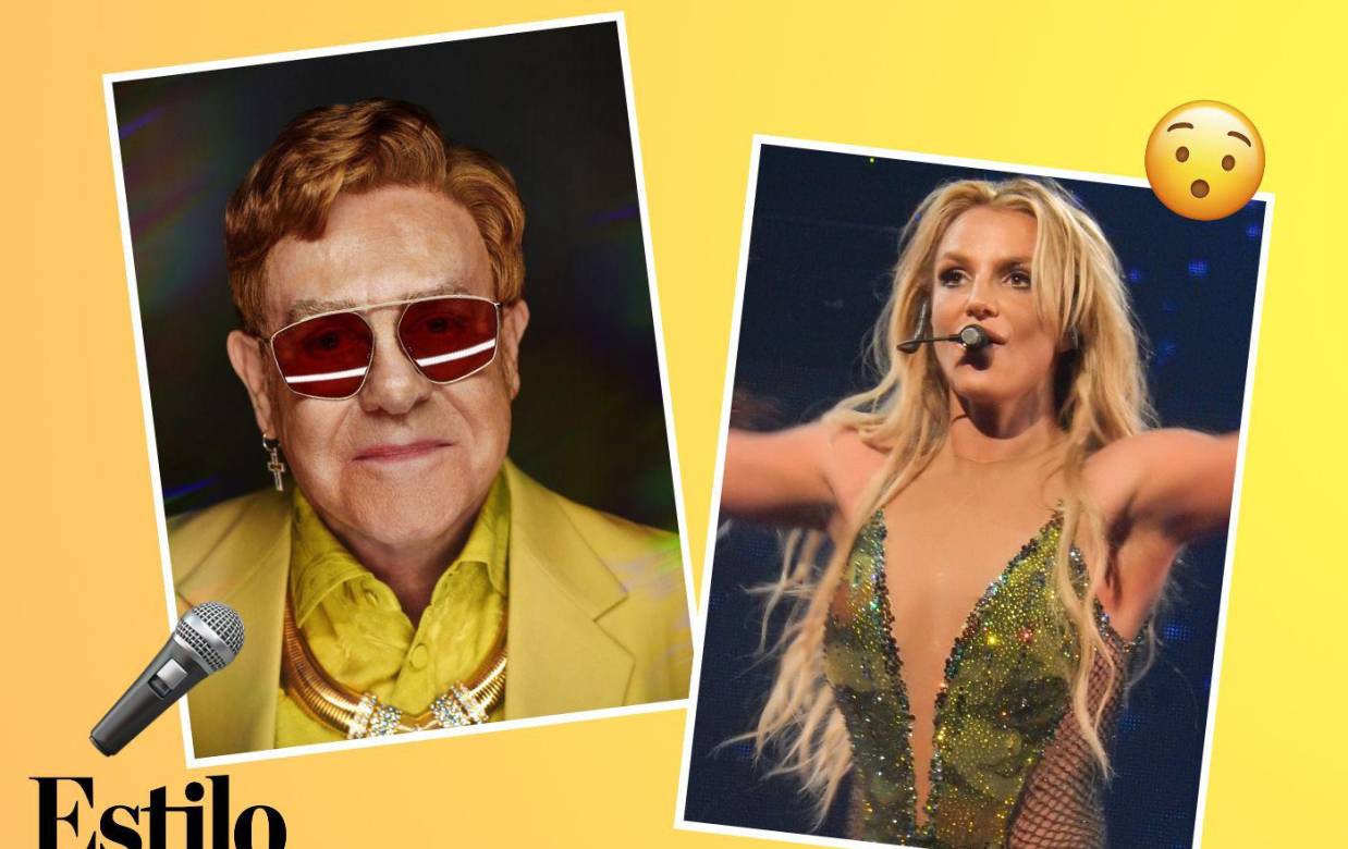 Elton John y Britney Spears unen talentos para componer un nuevo tema