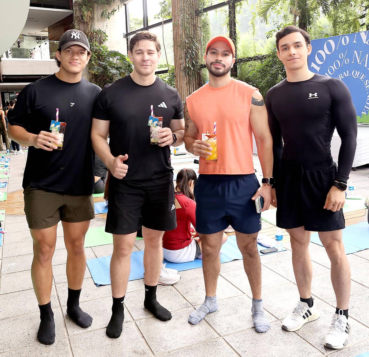 Paulo Hernández, César Lagos, Erick Figueroa y Daniel Chávez.