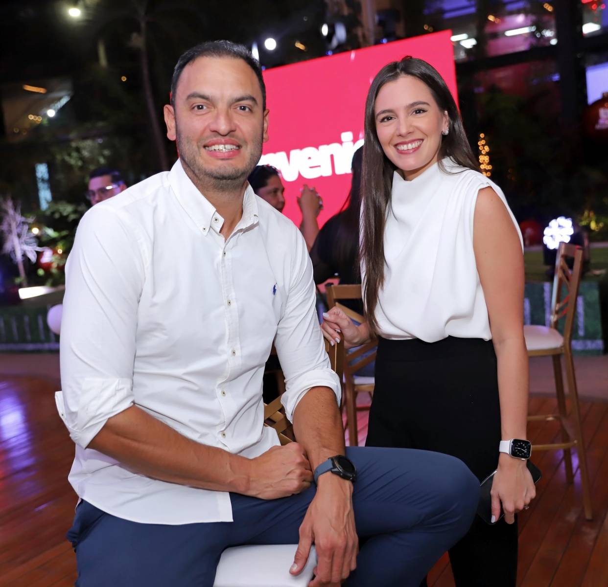 Jacobo Hernández y Andrea Pedemonte