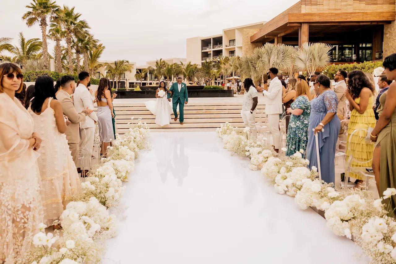 Así fue la boda de Simone Biles y Jonathan Owens
