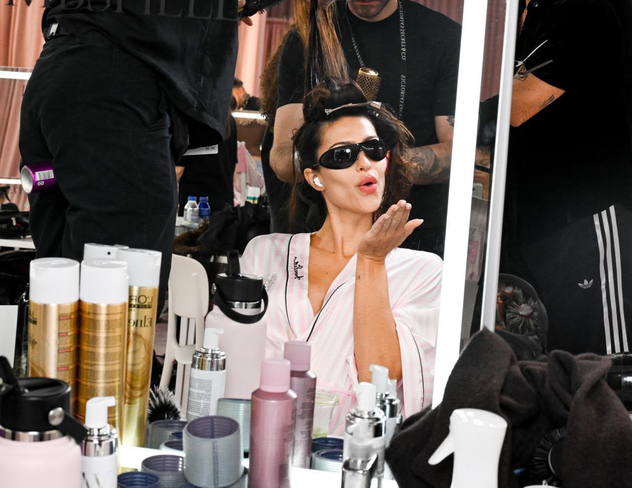 Backstage del desfile de Victoria’s Secret 2026