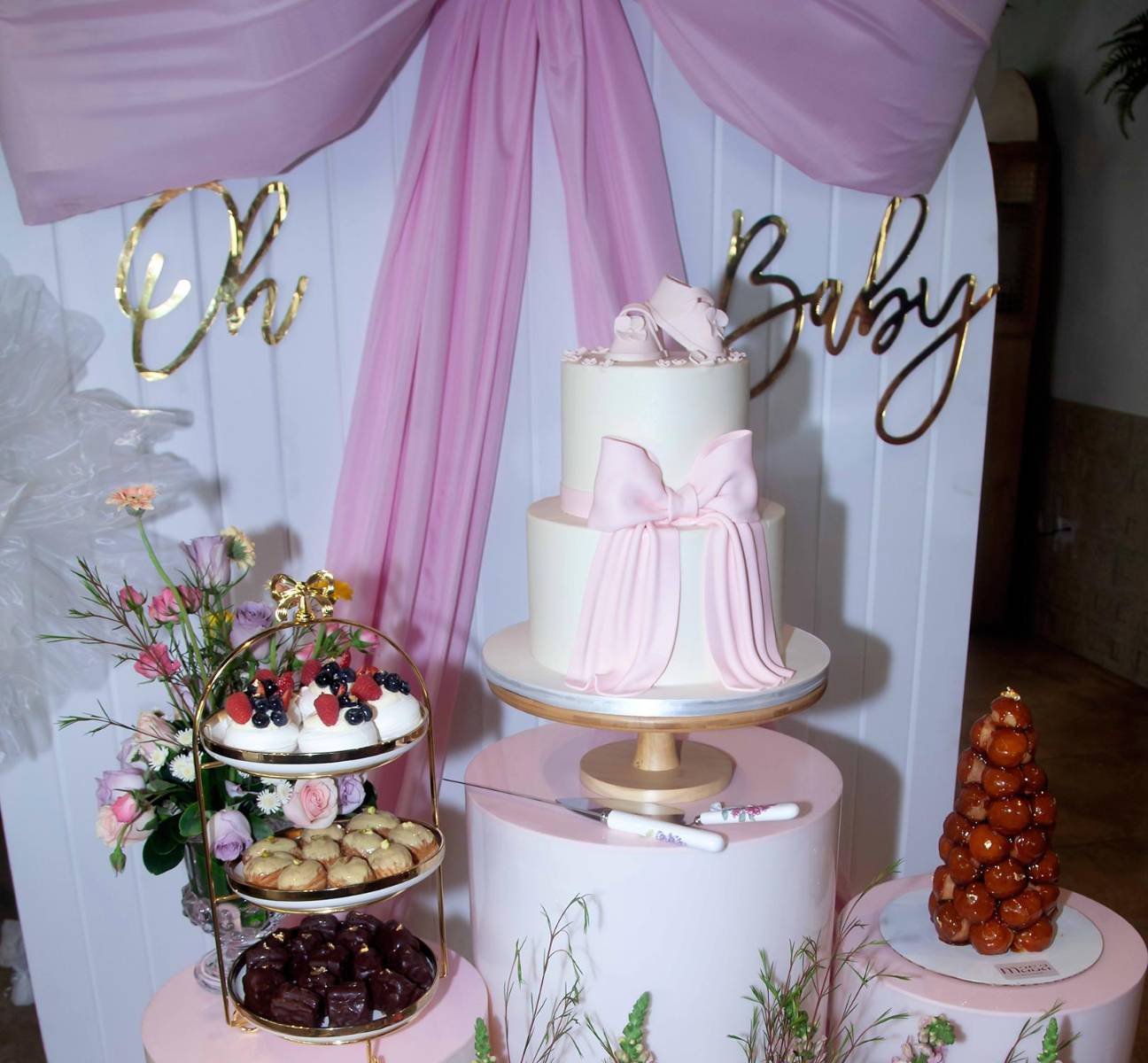 El baby shower de Jackeline del Arca de Valdés