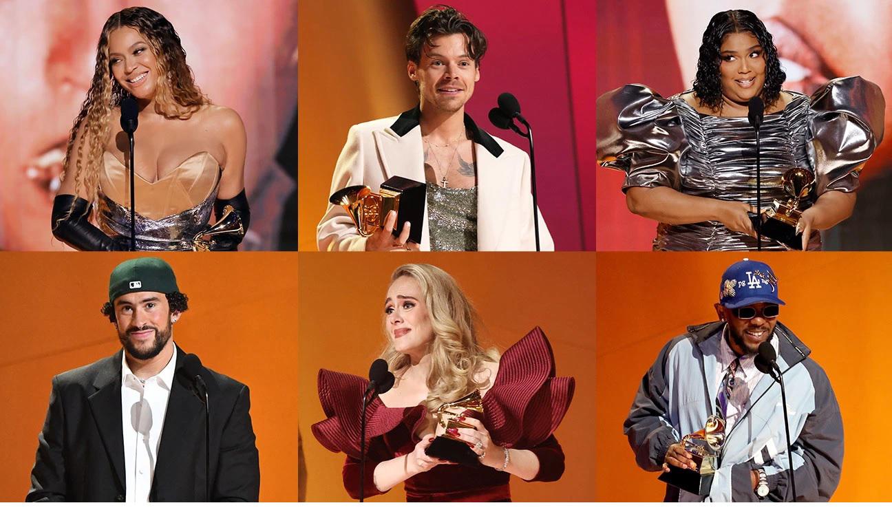 Los ganadores en las principales categorías de los premios Grammy 2023