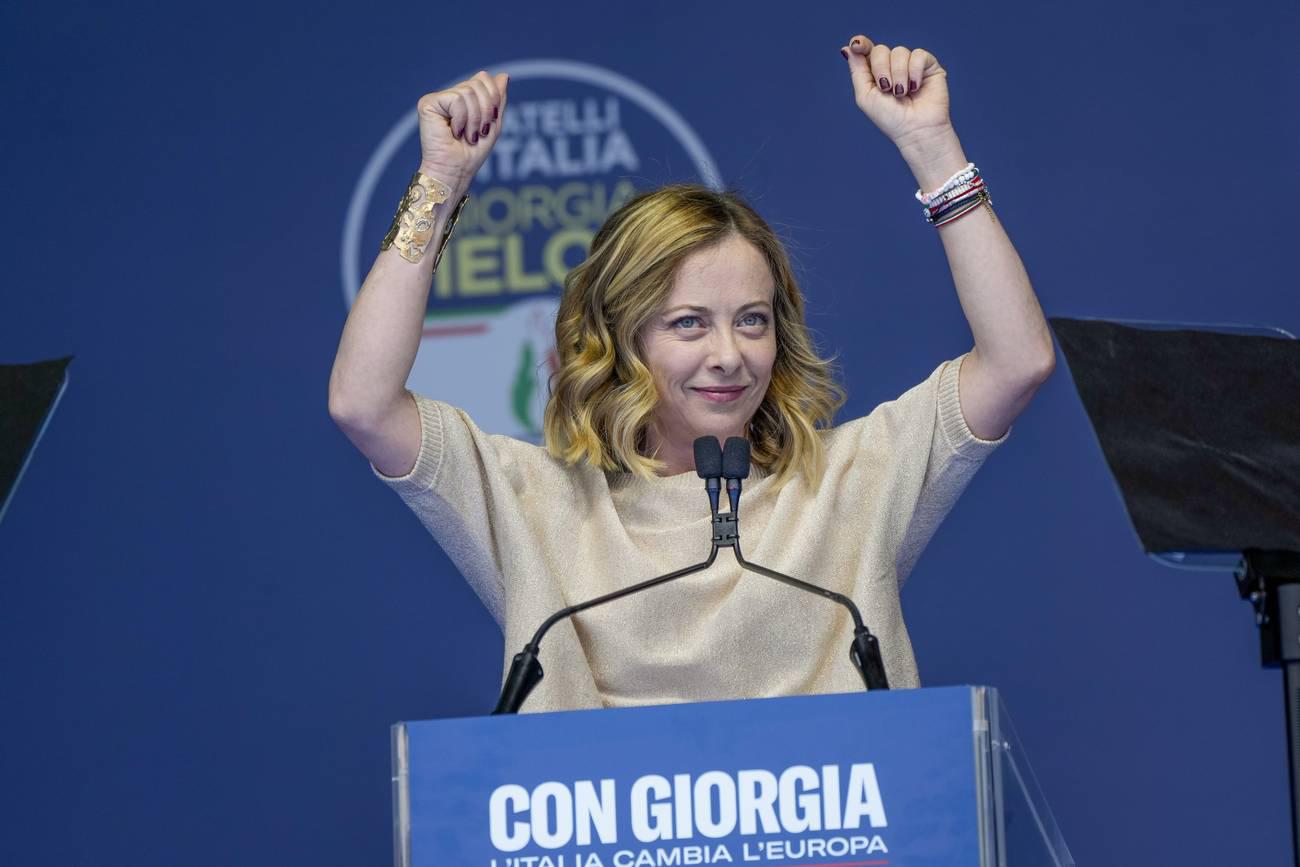 <b>Giorgia Meloni: </b>Primera ministra y líder de la derecha italiana, con fuerte presencia internacional.