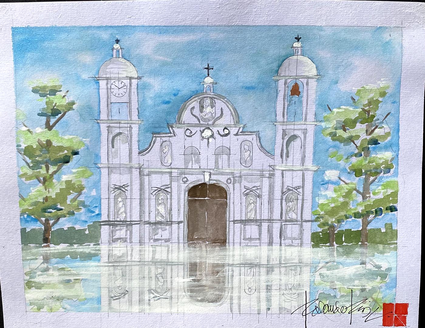 La iglesia de San Marcos en Gracias, Lempira, data del siglo XVIII y está ubicada a un costado de la plaza central. Tiene una importancia notable como iglesia parroquial ya que su convento fue anfitrión para la instalación de la Audiencia de los Confines en 1544. 