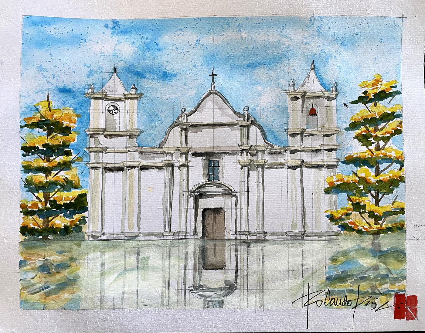La Inmaculada Concepción de Santa María en Juticalpa, Olancho, es una de las cuatro catedrales dedicadas a esa advocación en Honduras, se construyó a solicitud del fray Antonio Bertrand en 1734. Los miembros de la comunidad local y los feligreses constribuyeron a su edificación. El templo fue terminado en 1847. 