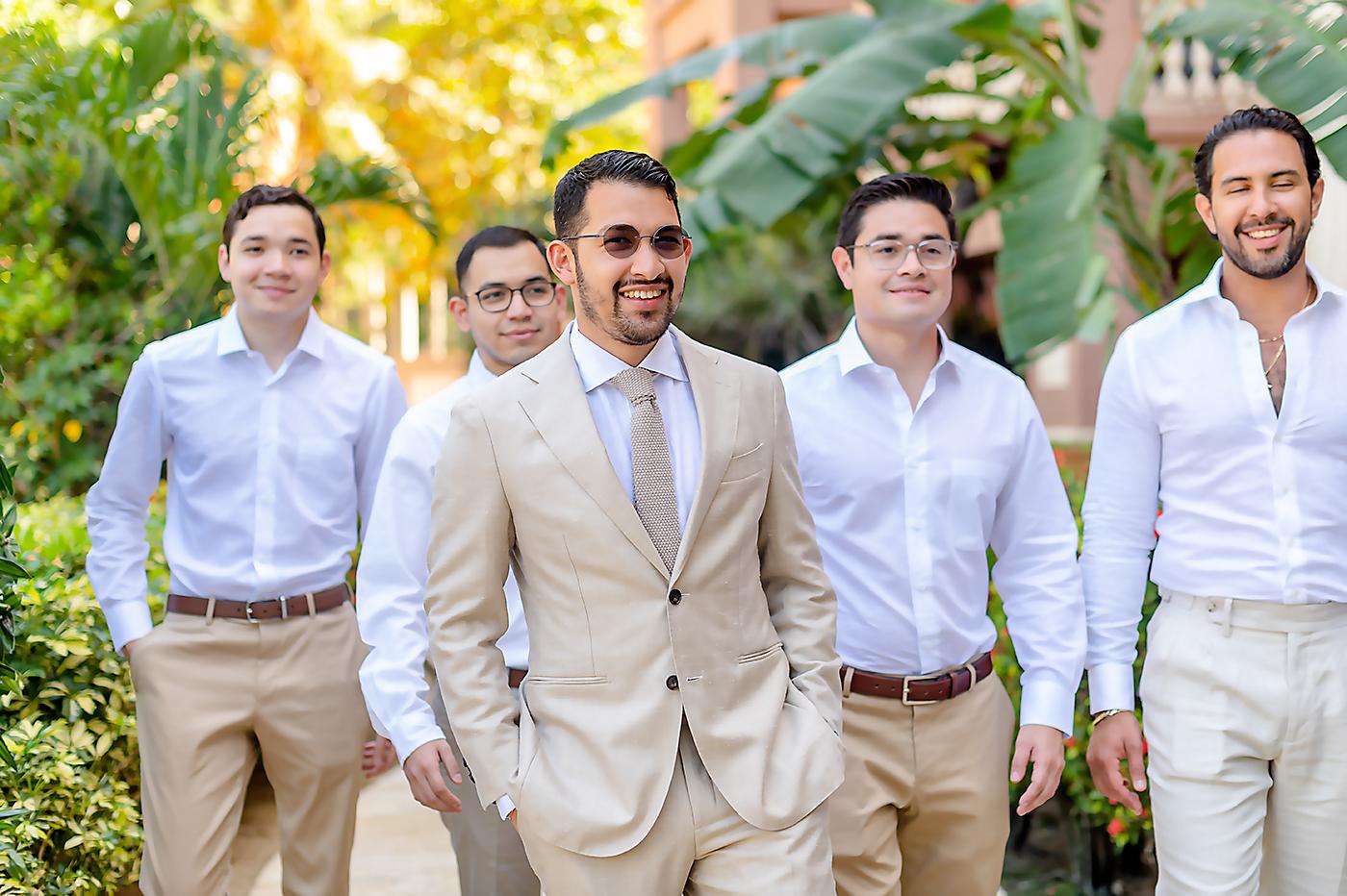 Diego Velásquez, Carlos Eduardo Martínez, Edwin Velásquez y Fernando Marsan.