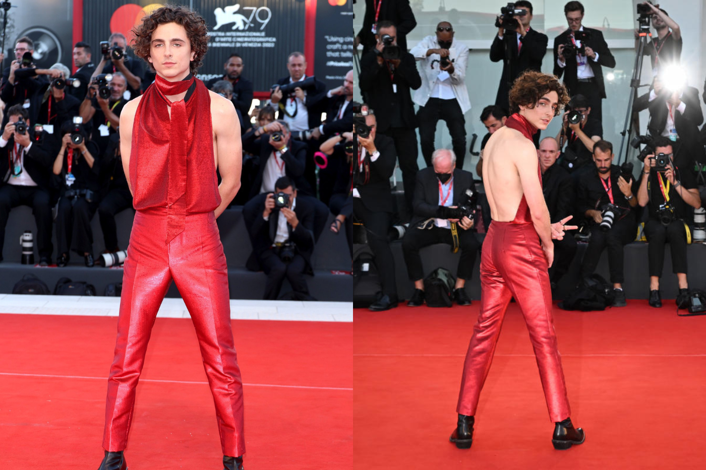 Timothée Chalamet en Haider Ackermann.