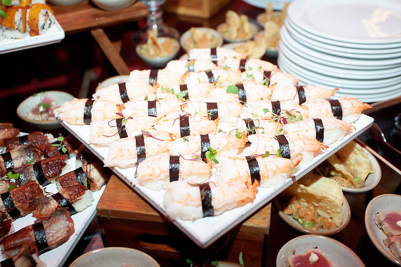 Variedad de sushi.
