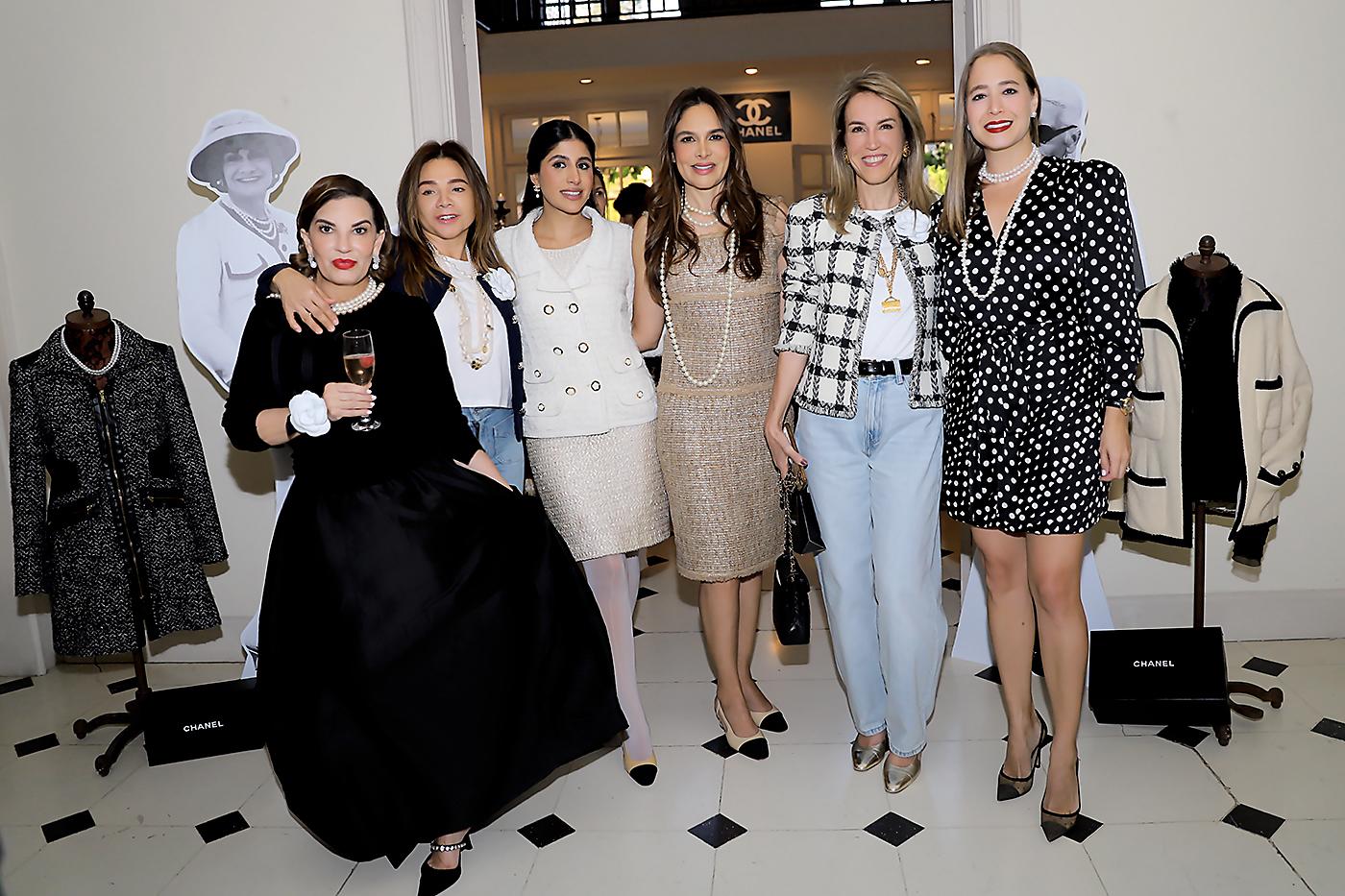 Blanca Bendeck, Jenny Molina, Michelle Facussé, Ana Melissa Paz, Stefania Cesi y Loly Nasser