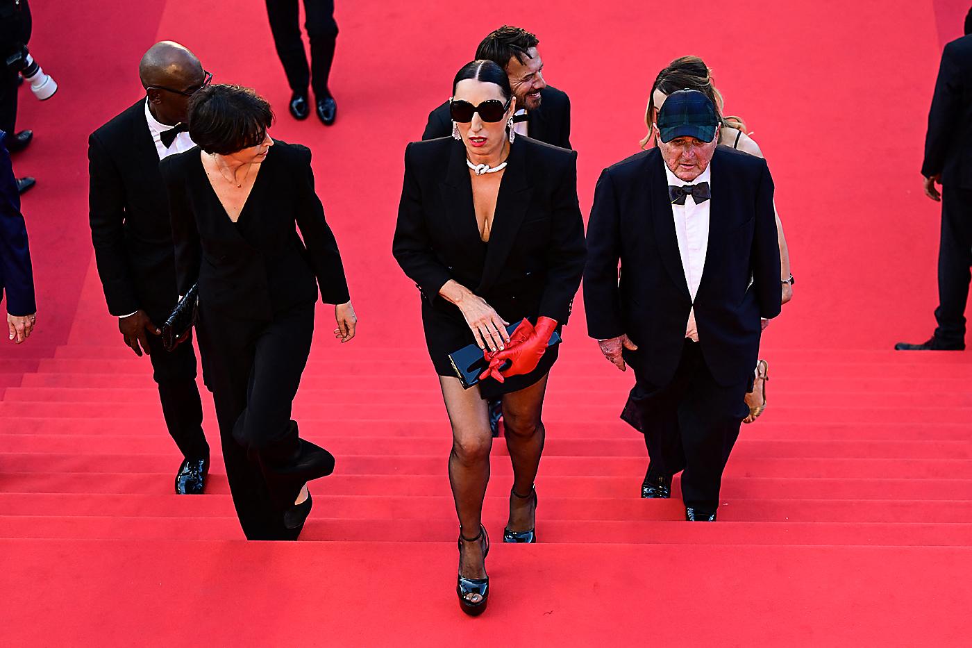 La actriz española y presidenta de la Camera d'or jury, Rossy De Palma, en la proyección de Final Cut (Coupez!)