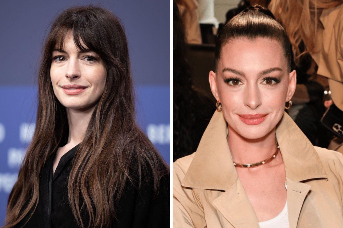 Aunque su belleza ha sido inigualable, Anne Hathaway también ha recurrido a procedimientos de estética para mantenerse radiante, entre ellas se encuentran: neuromoduladores, ácido hialurónico para mejorar la firmeza de su rostro, se especula también de un posible lifting de cejas, y por supuesto mantiene su apariencia con una rutina de cuidado de piel de manera constante. 