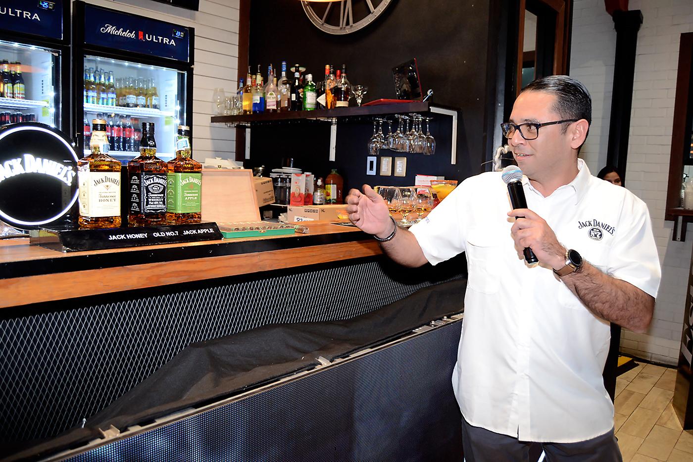 Hardy Silva, representante de Jack Daniel’s.