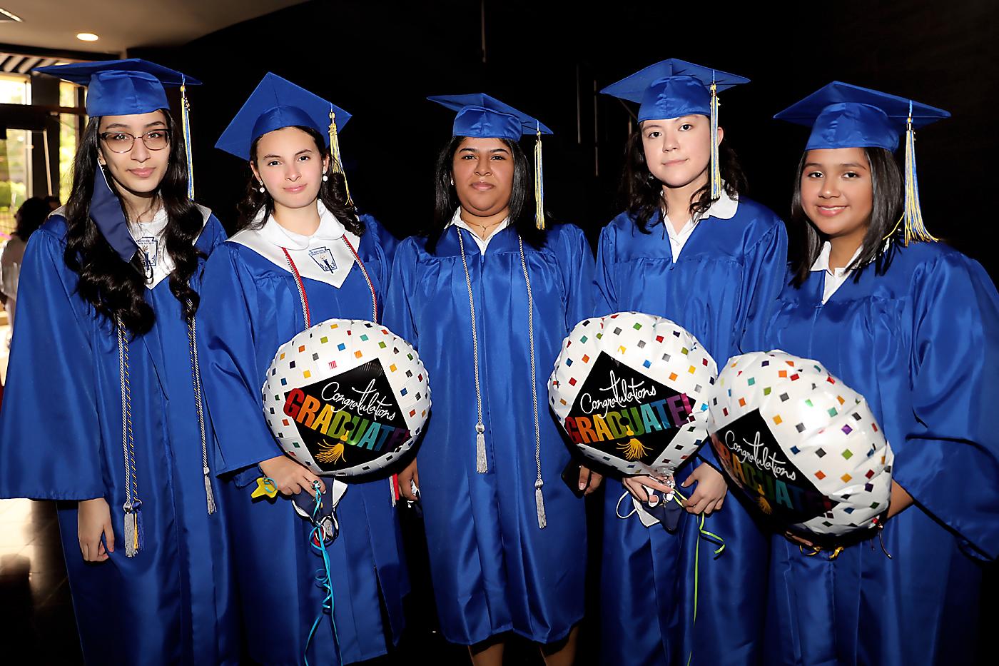 Geovanna Enea, Fabiana Barrientos, Andrea Vallejo, Lix Rodríguez y Andrea Martínez