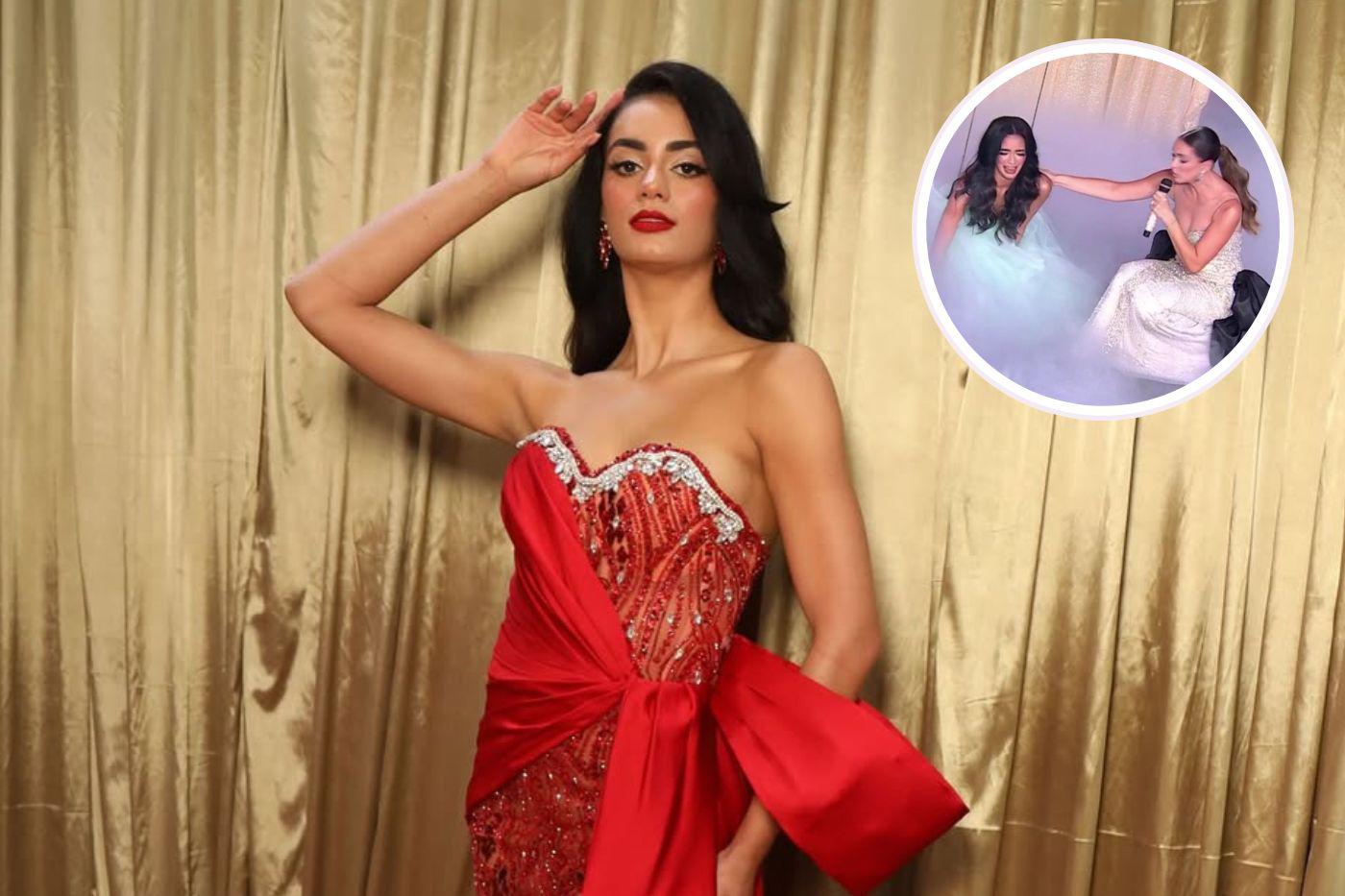 Concursante de Miss Universe Latina 2025 sufre peligrosa caída de tres metros en directo