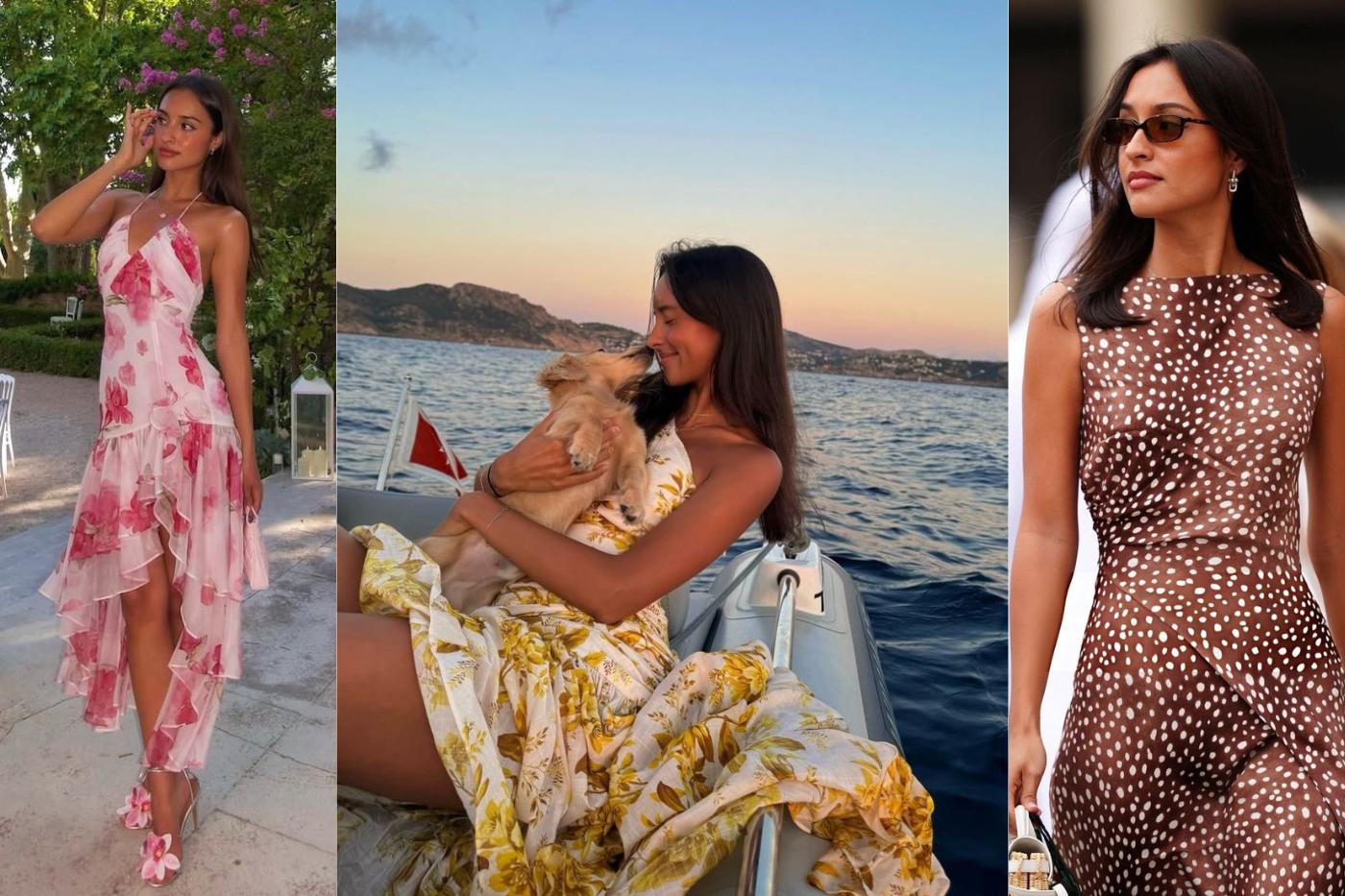 <b>Patrones abstractos y florales</b>Algo por lo que Alexandra destaca es su forma de usar piezas con diseños llamativos y llenos de color. Hemos visto prendas hermosas con estampados únicos. Tambien tenemos que recordar que nunca está de más arriesgarse con un poco de diseño, ya que combina perfecto con el ambiente alegre, las reuniones y los días festivos de esta temporada.