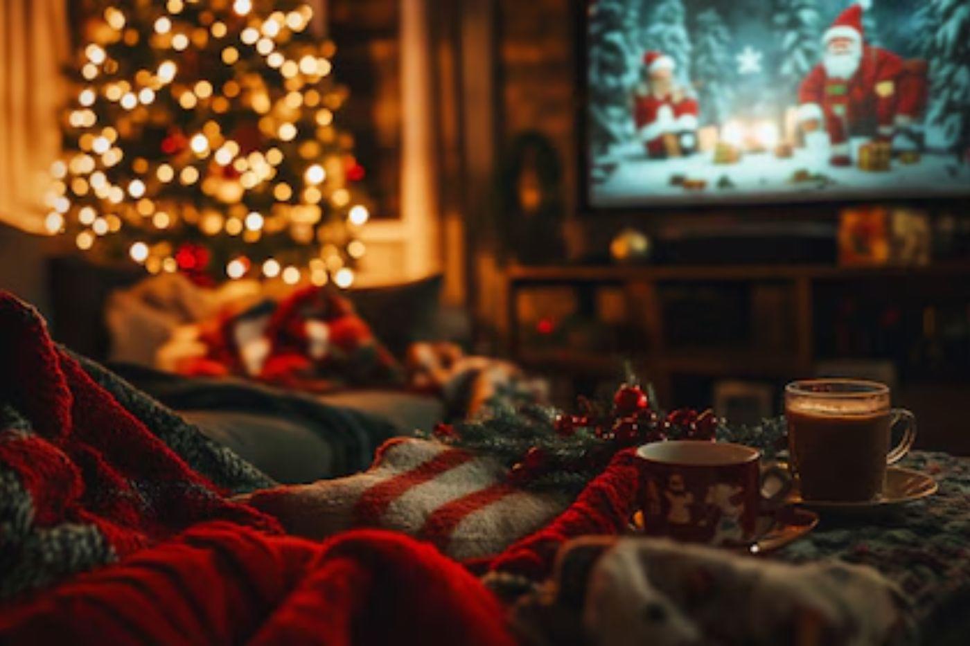 Maratón de películas navideñas: Organiza una noche de cine en casa con películas clásicas de Navidad como Mi Pobre Angelito y El Grinch. Lleven sábanas y almohadas a la sala para estar extra cómodos, preparen chocolate caliente y usen sus pijamas navideñas favoritas. ¡No olviden las palomitas!