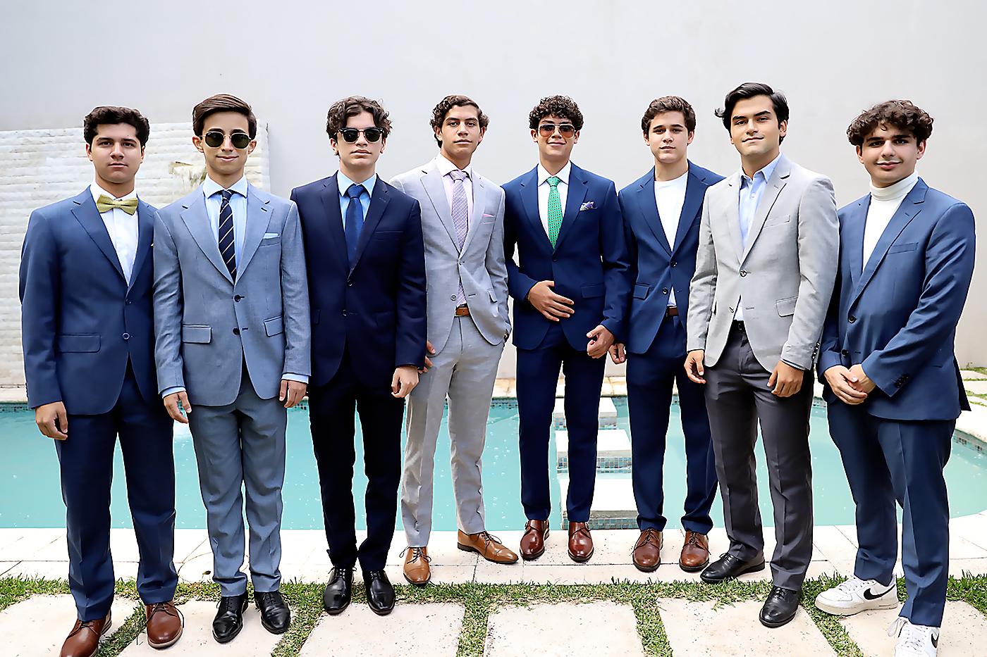 Luciano Coello, Rafael Pineda, Luis Clare, Marco Ramirez, Sebastián Acosta, Luca Salinas, Emilio Martínez y Sebastián Faraj