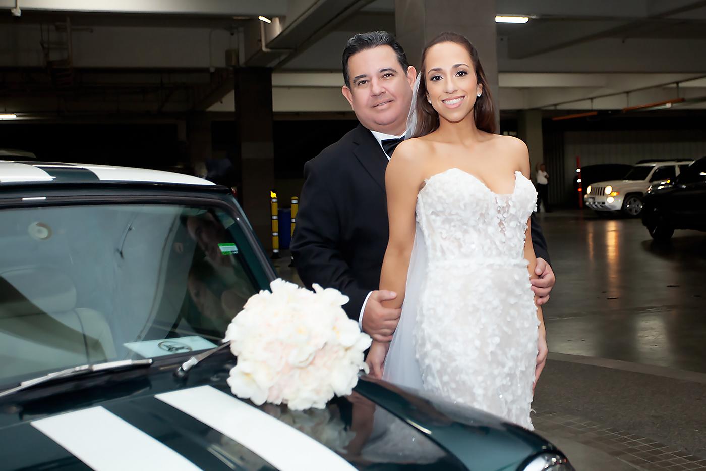 Geovani Chahín con su esposa Johana Raquel.