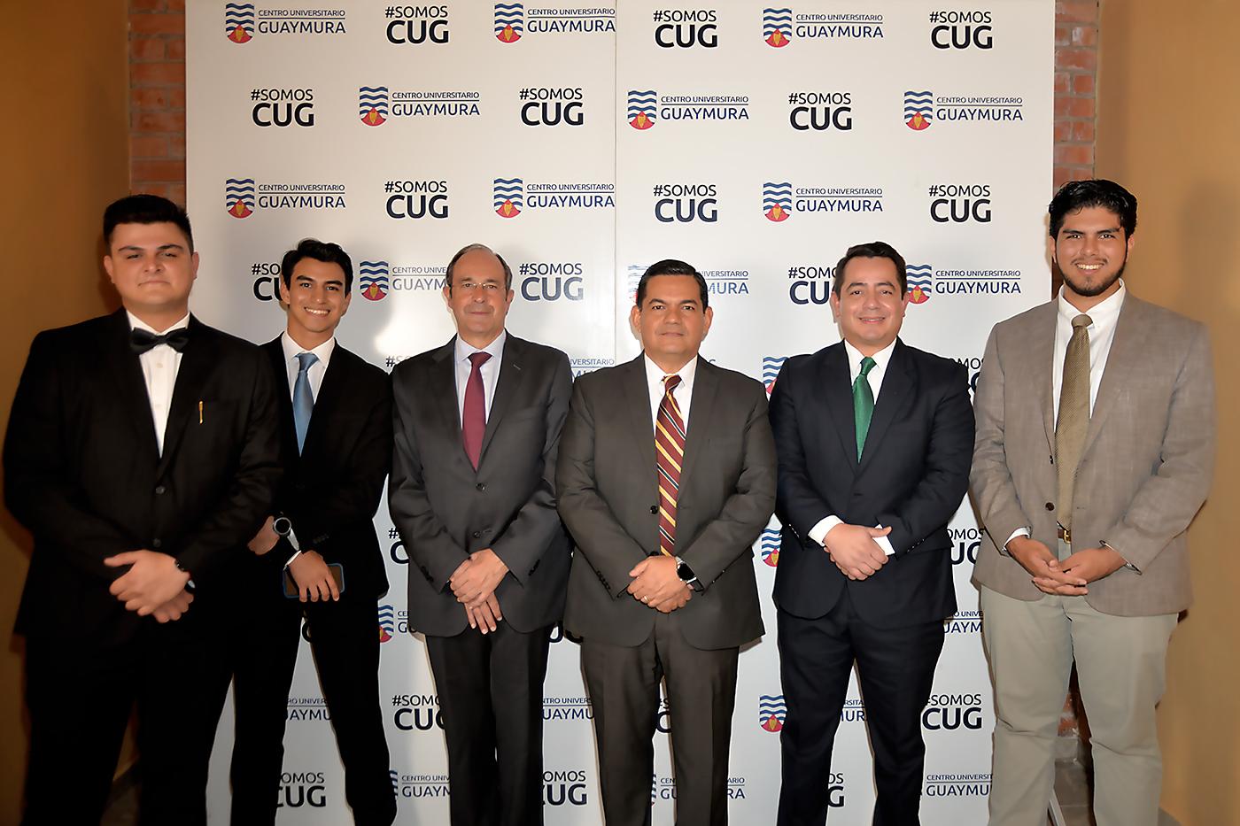 Felipe Rivera, Andrés Funes, José María Román, Fuad Azzad Ham, Carlos Borjas y Jorge Torres.
