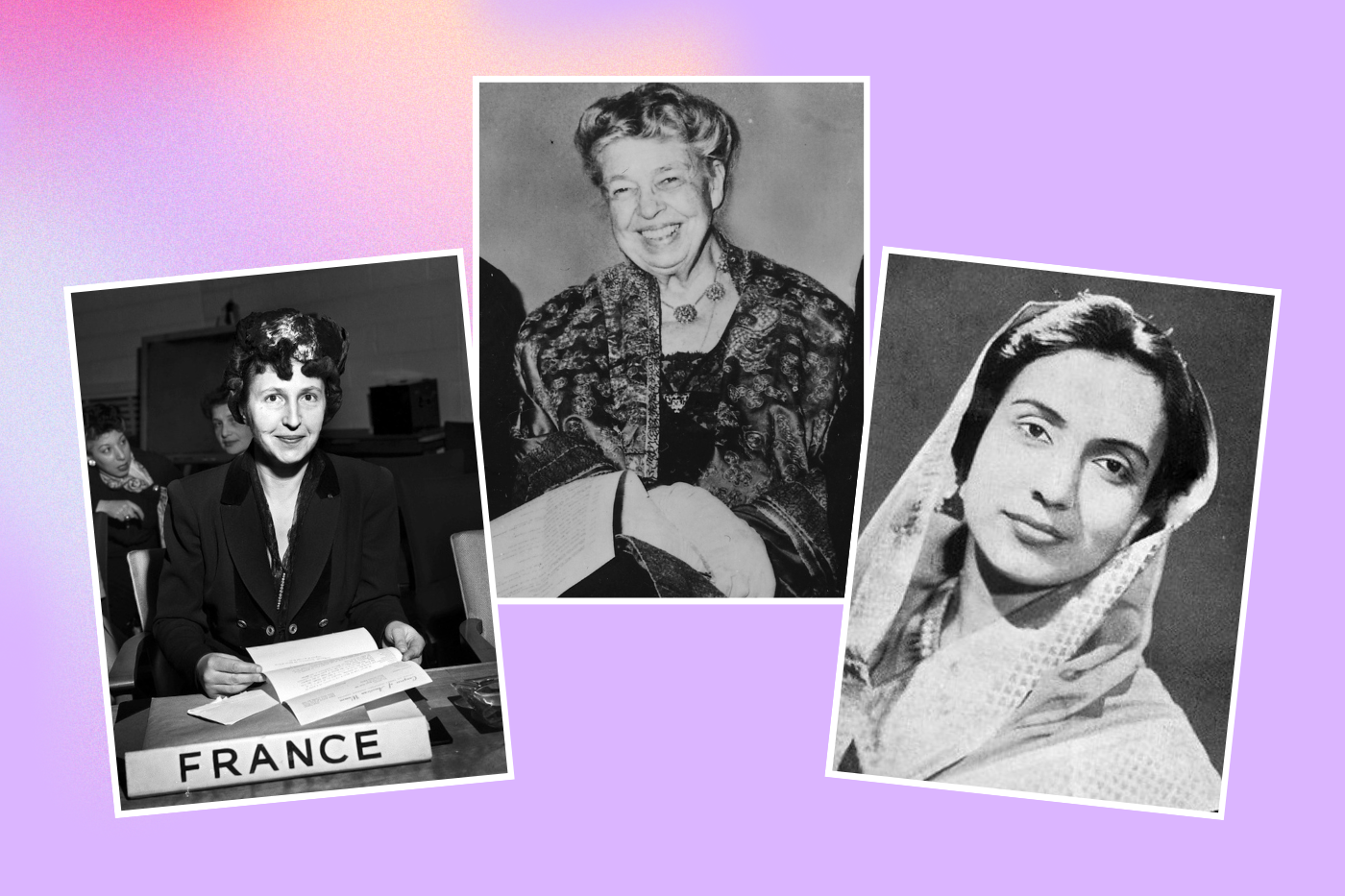 Mujeres que lucharon para que los derechos humanos fueran universales